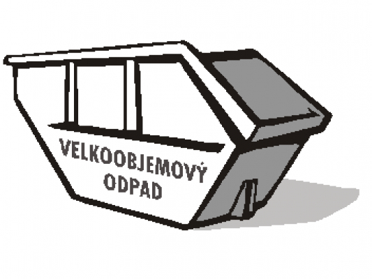 Velkoobjemové kontejnery - harmonogram SRPEN 2025